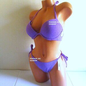 38D/L Victoria Secret PINK SWIM Super Push-Up Top Bikini Set +2 Cup Shine (XL/L)